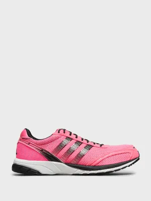 Adizero Adios OG Sneakers in Lucid Pink, Core Black and Cloud White