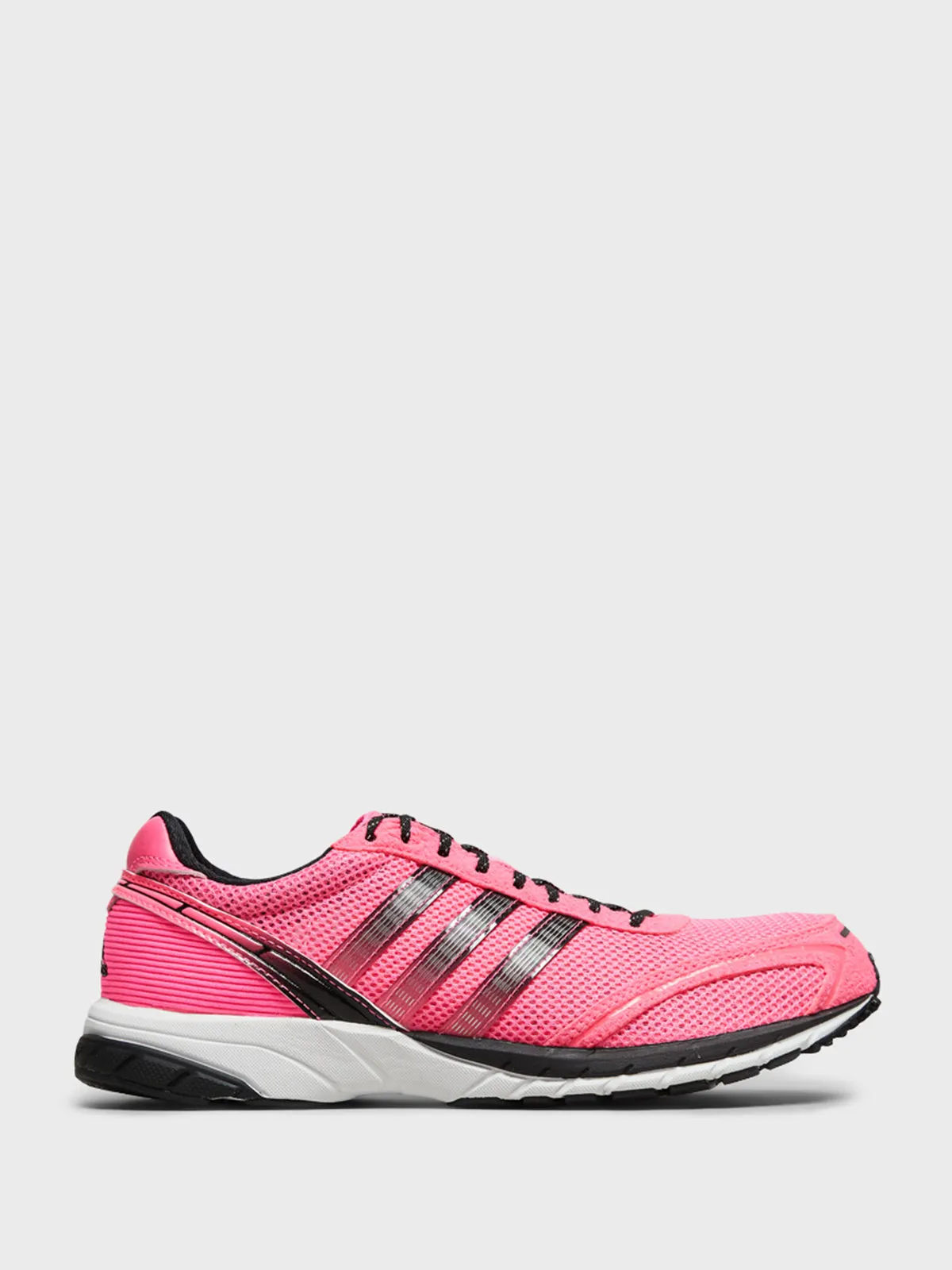 Adizero Adios OG Sneakers in Lucid Pink, Core Black and Cloud White