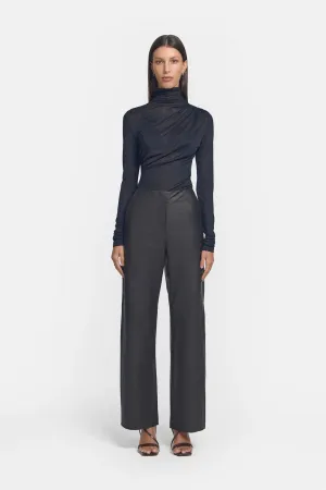 Camaro Leather Pant Chocolate