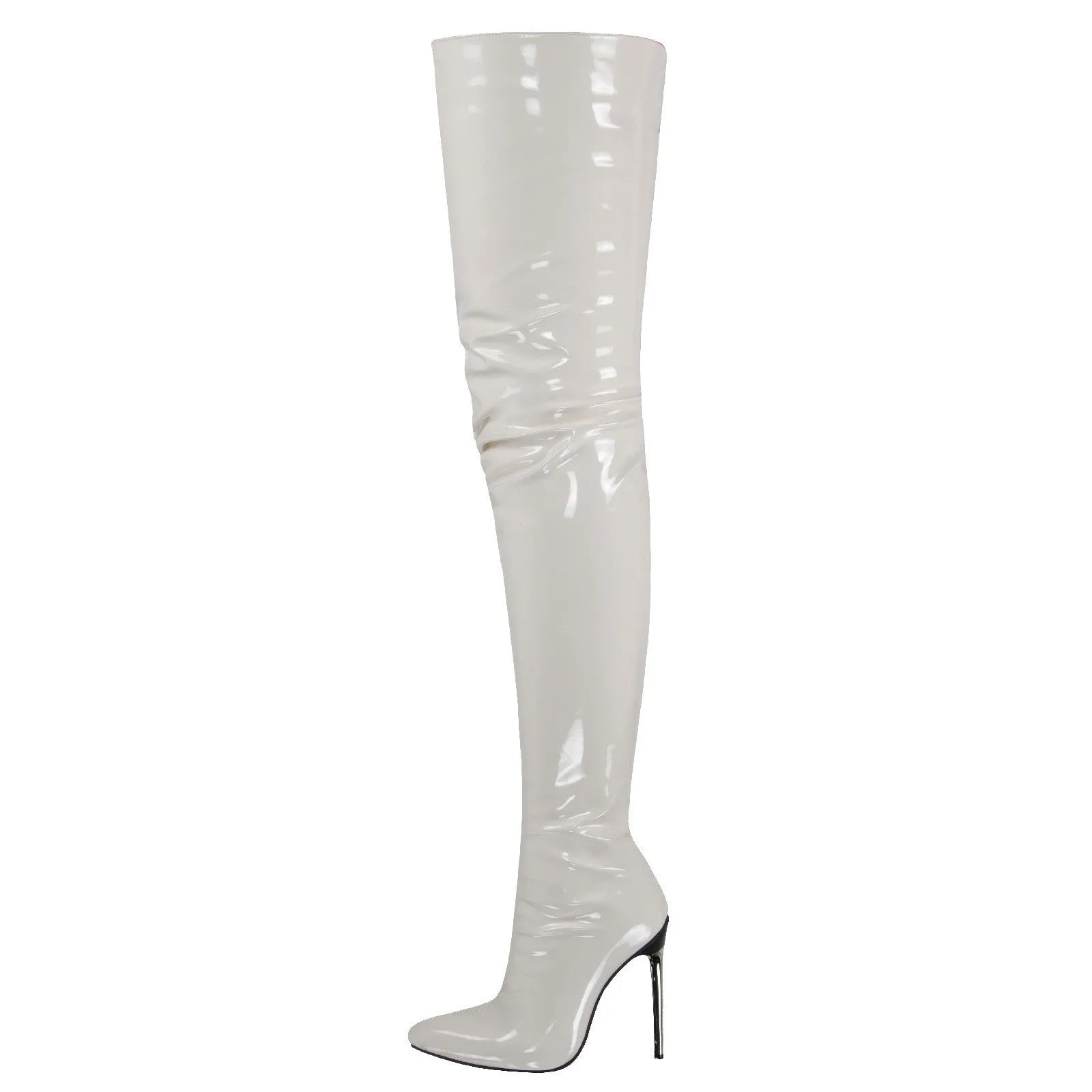 Glossy Over-the-Knee Fashion Sky-High Heels Boots