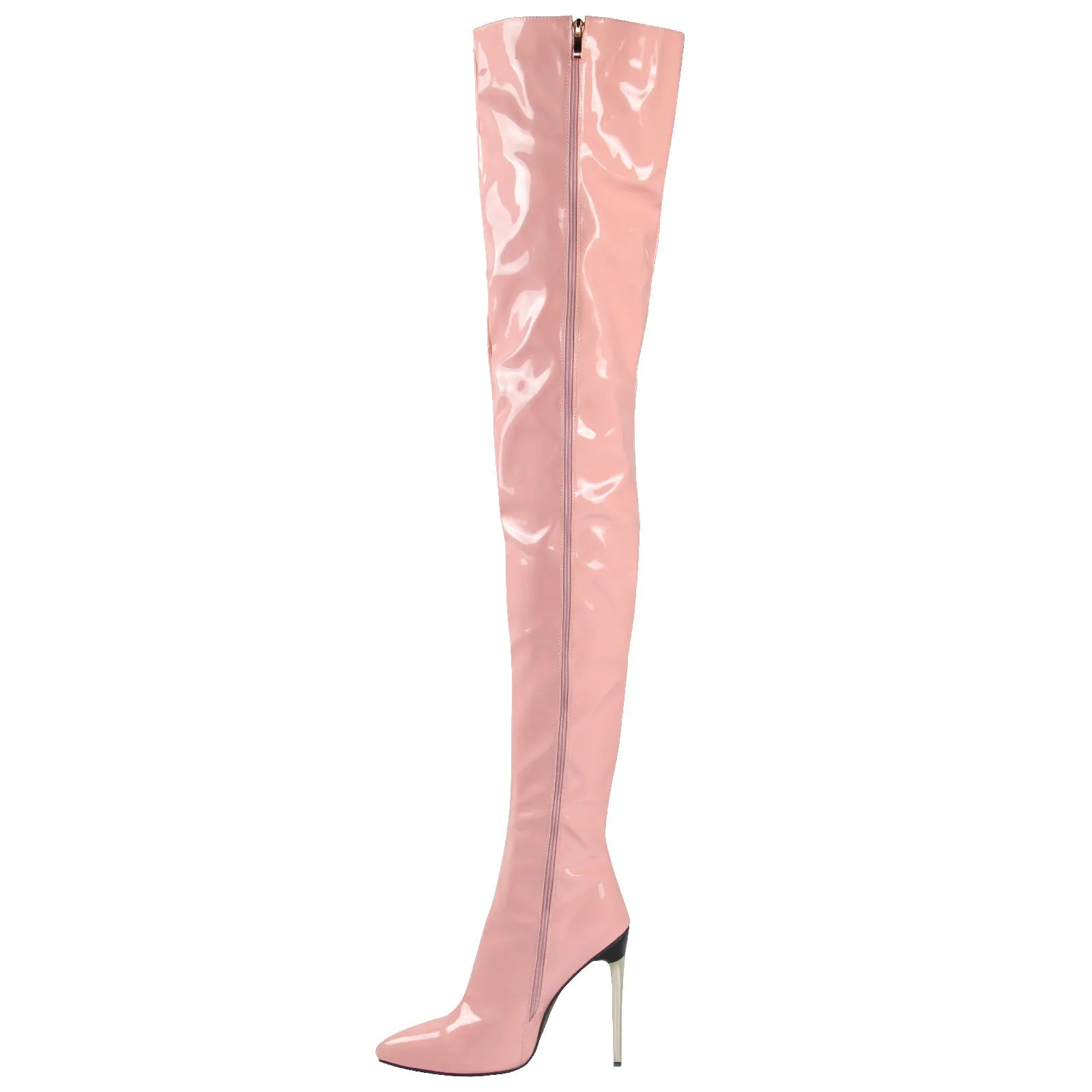 Glossy Over-the-Knee Fashion Sky-High Heels Boots