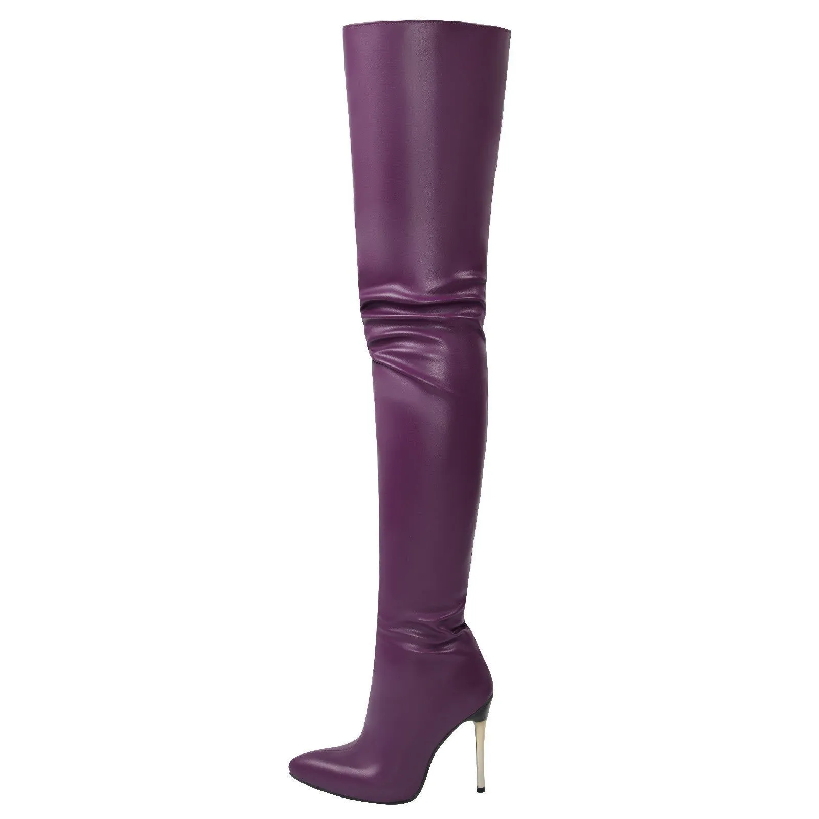 Glossy Over-the-Knee Fashion Sky-High Heels Boots