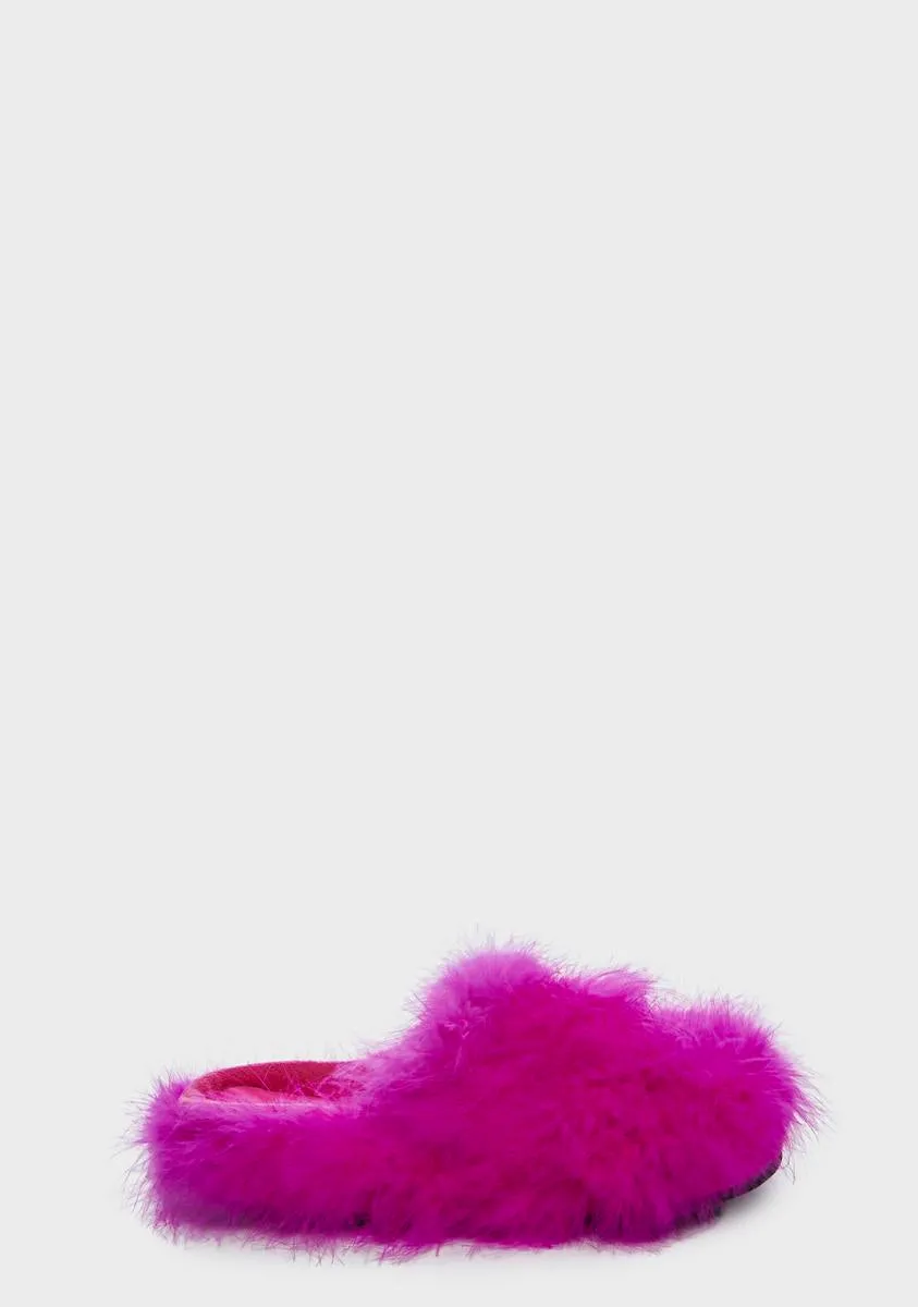 Good Cheer Fuzzy Slippers