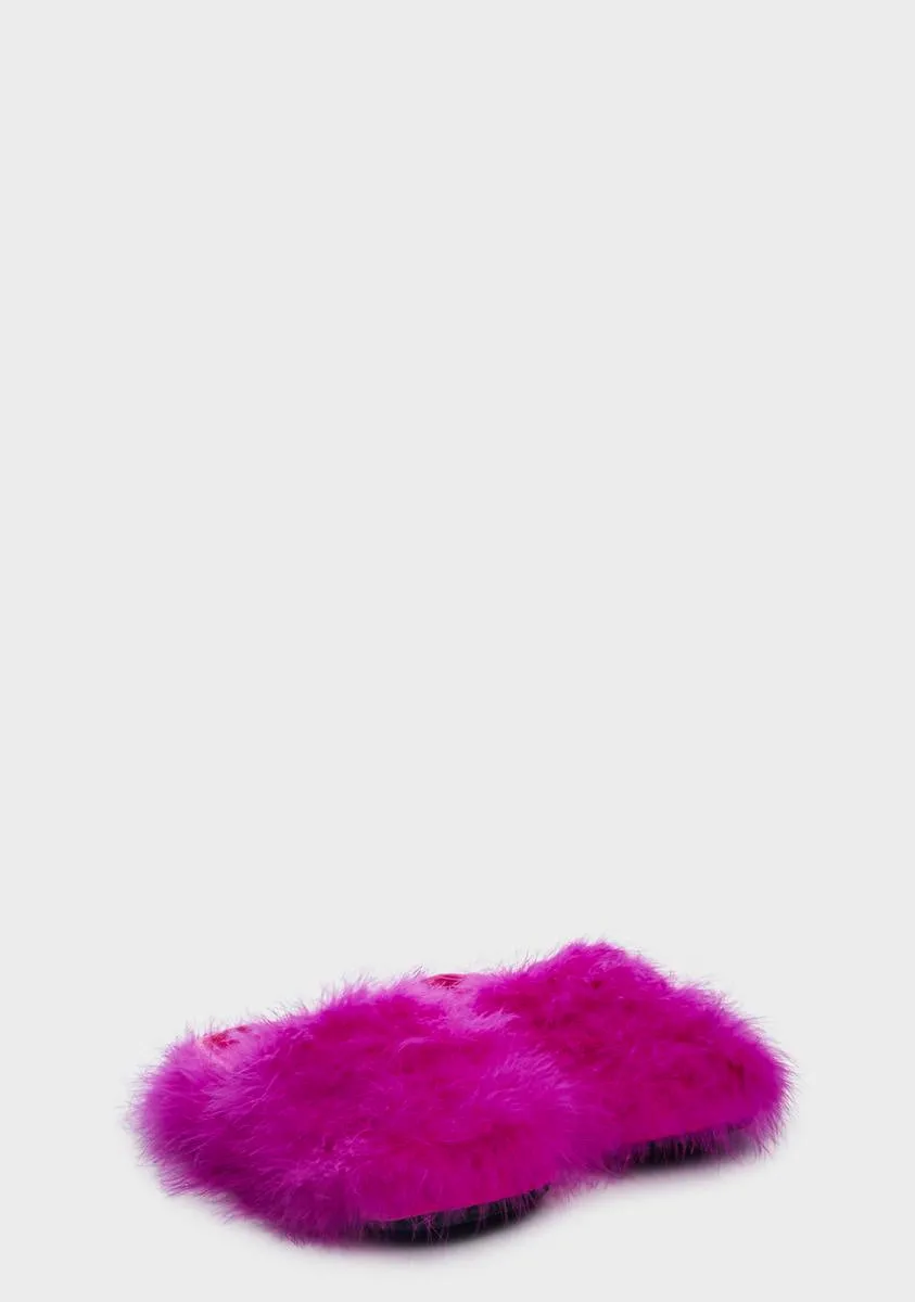 Good Cheer Fuzzy Slippers