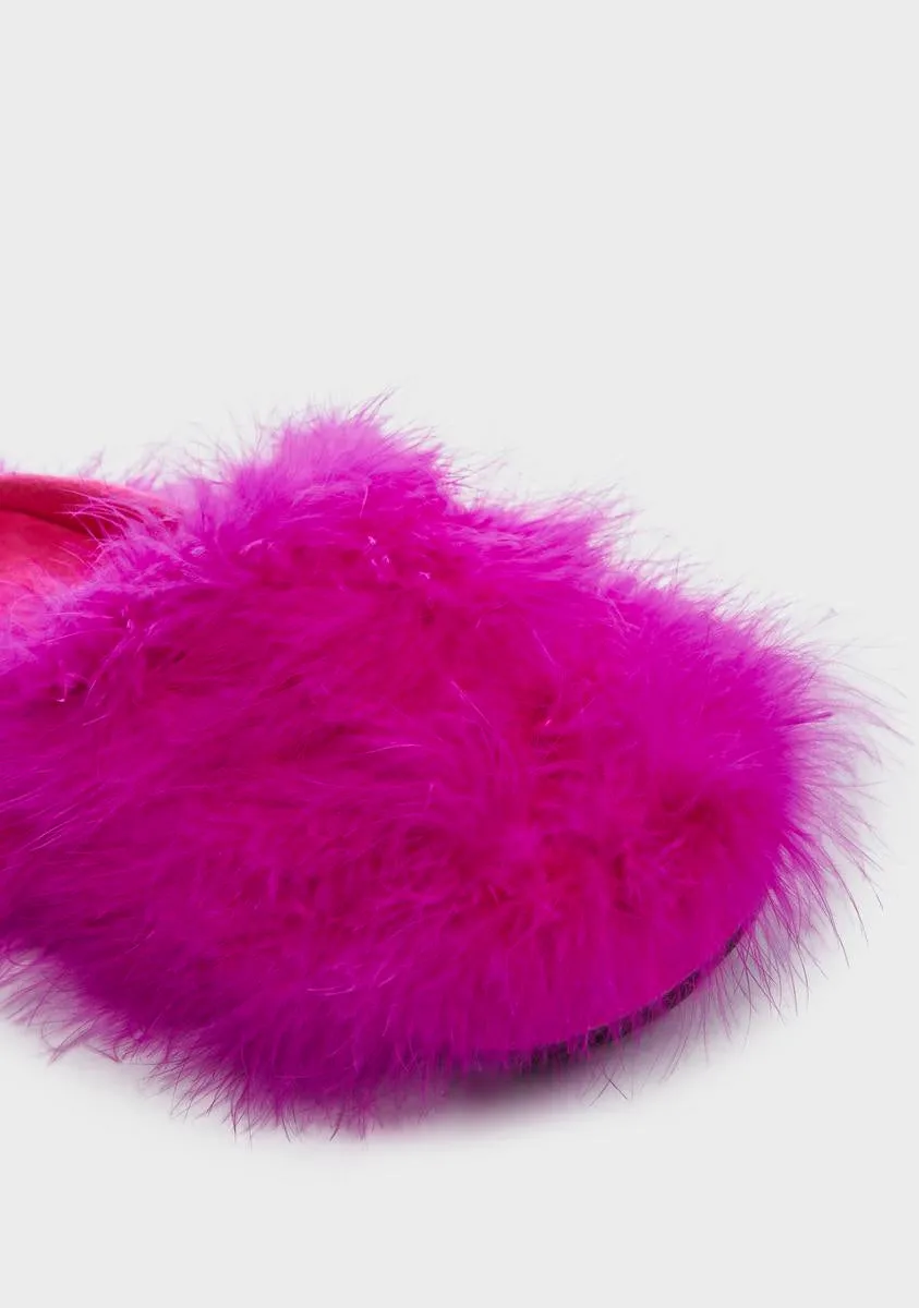 Good Cheer Fuzzy Slippers