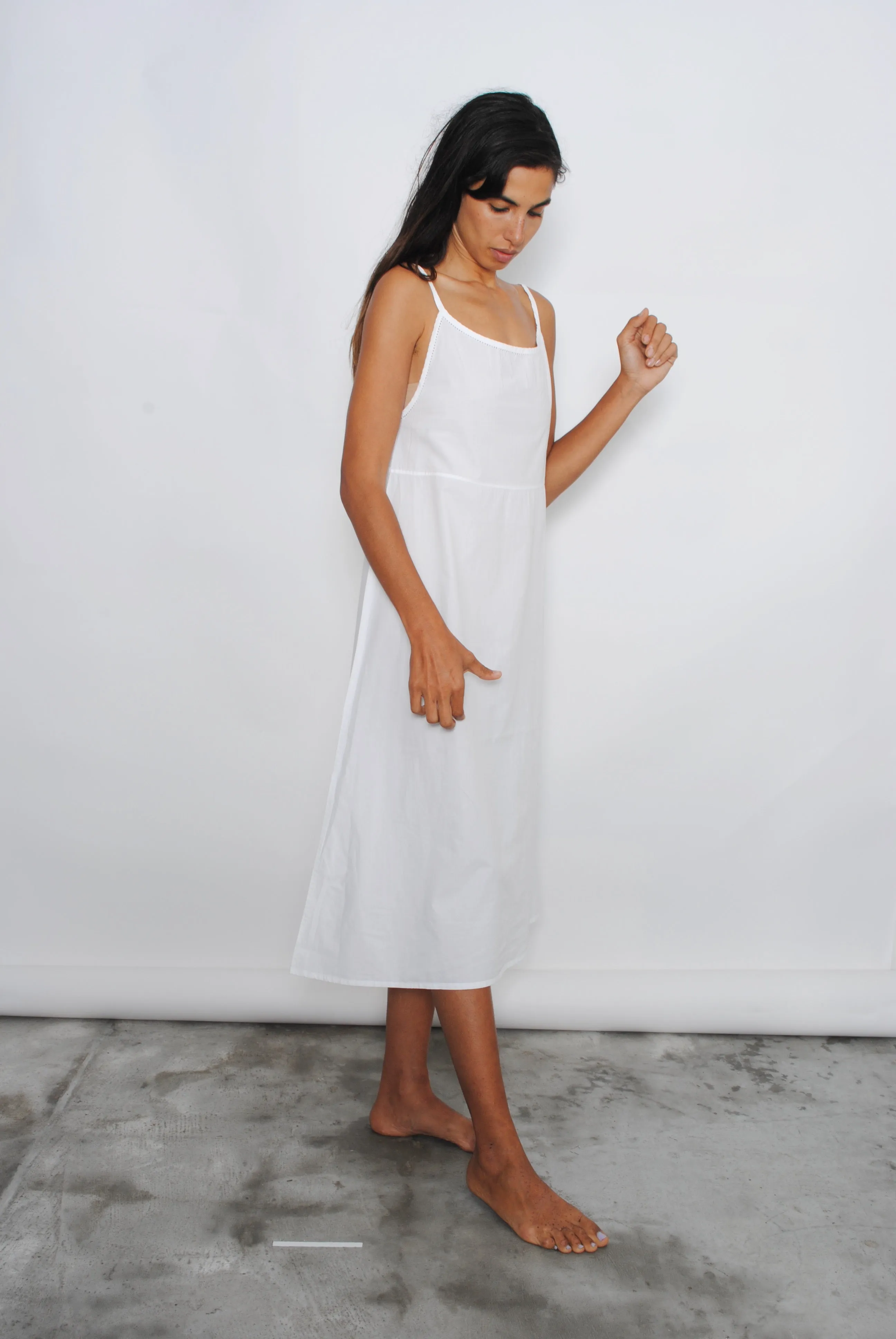 Midi Slip,  White