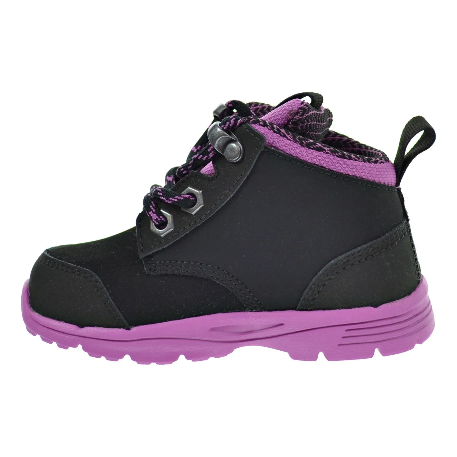 Nike DF Jack Boot (TDV) Toddler's Boots Black/Viola/Metallic Dark Grey