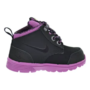 Nike DF Jack Boot (TDV) Toddler's Boots Black/Viola/Metallic Dark Grey