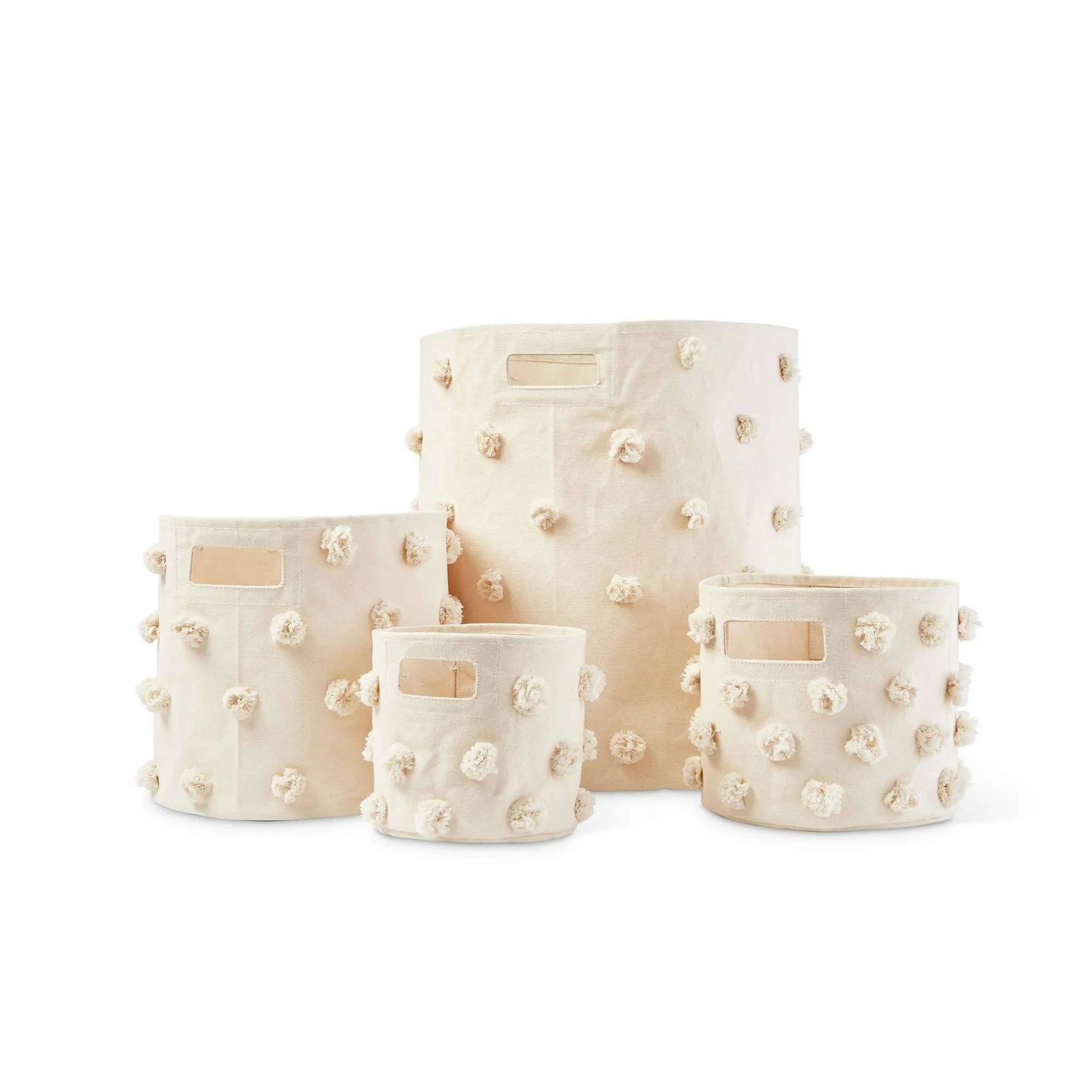 PEHR Pom Pom Hamper - Natural